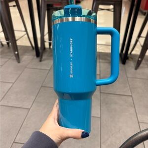Stanley x Starbucks Teal Tumbler with Handle 40oz